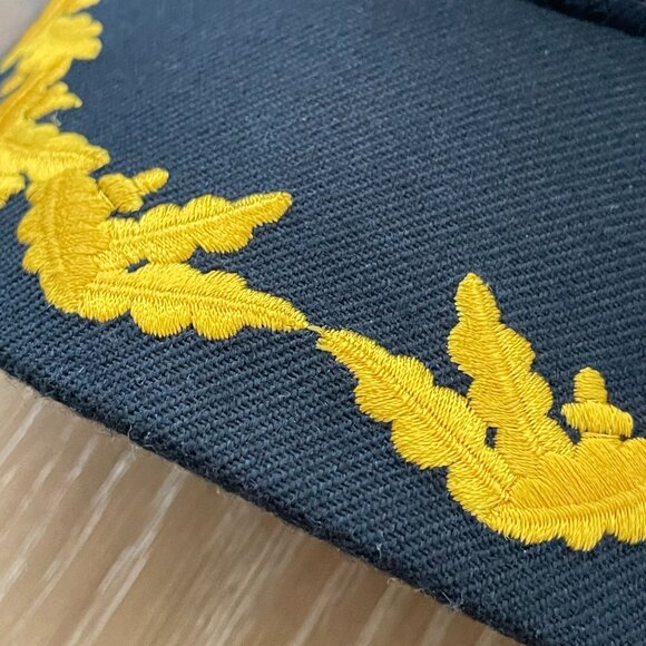 The Corps Hat USS San Antonio LPD 17 Navy Blue Gold Embroidered Cap - Picture 11 of 14